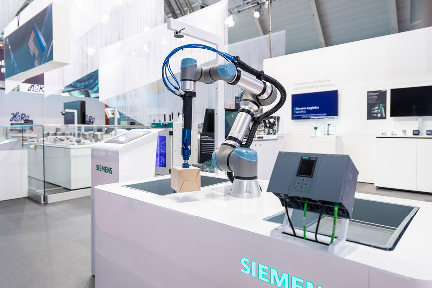 Siemens provides a holistic digital twin of a logistics center